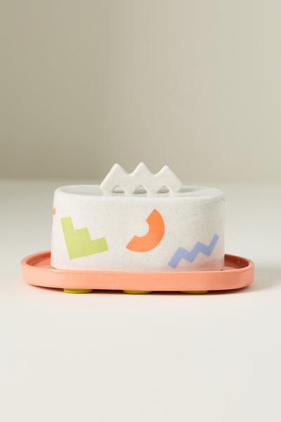 The Beige Motel Shapes Butter Dish