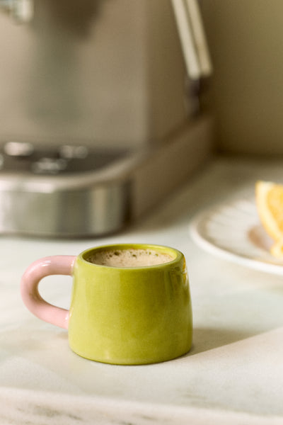 The Beige Motel Color Block Espresso Mug Set