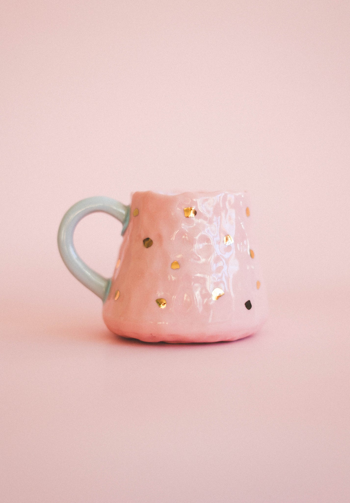 Pink Goldie Confetti Mug