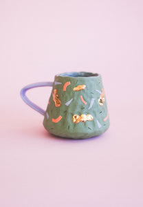 Dark Green Goldie Mug