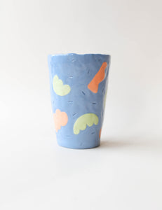 Blue Shapes Cup no. 1